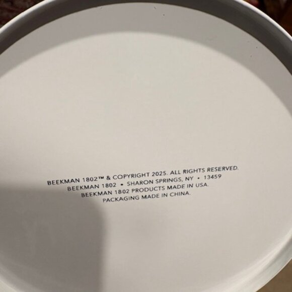 BEEKMAN 1802 COLLECTIBLE GOAT MILK DAIRY NY FARM OLD FASHIONED TIN CAN PAIL 2025 - Picture 5 of 6